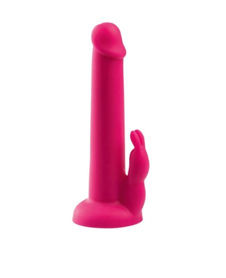 Minds Of Love Rabbit Dildo Silicone - Pink
